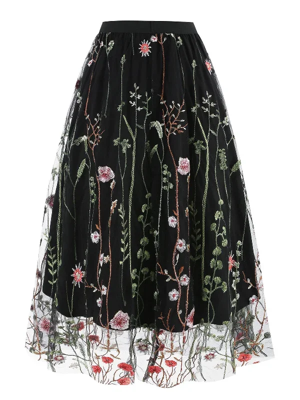 1950s-floral-embroidered-mesh-skirt