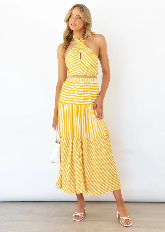 Stelly Set - Yellow Stripe