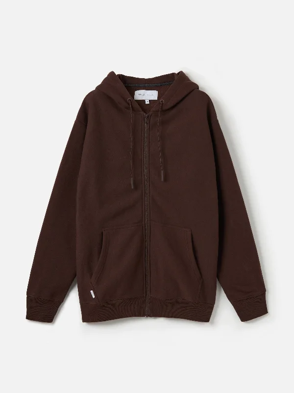 Midweight Brush Fleece Full Zip Hoody