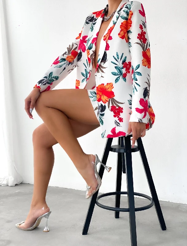 Blazer mit Shorts Zweiteiler Sommerset ISABEL | Damen | floral print