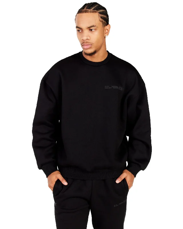 Capital V2 Crewneck - Black / Black