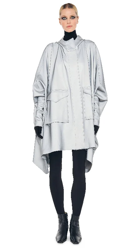 HOODED PONCHO