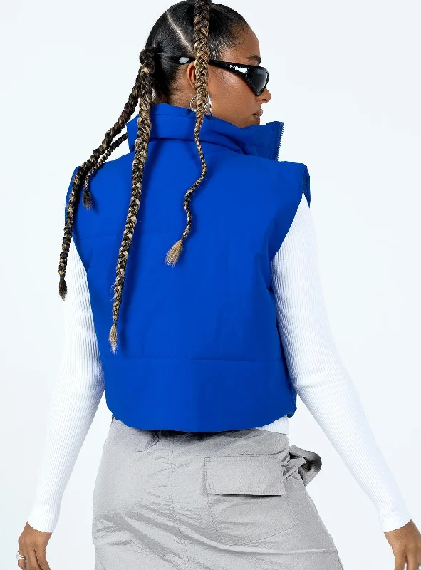 Kirby Puffer Vest Blue