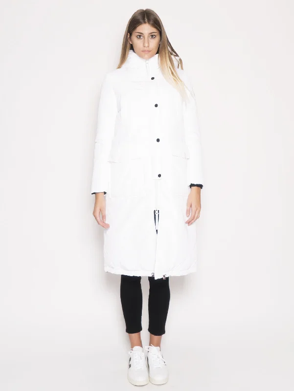 Parka Reversibile Bianco