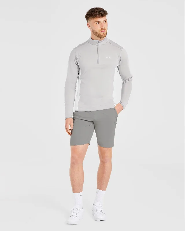 Performance 1/4 Zip Pullover - Grey