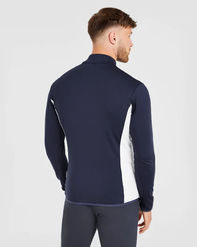 Performance 1/4 Zip Pullover - Navy