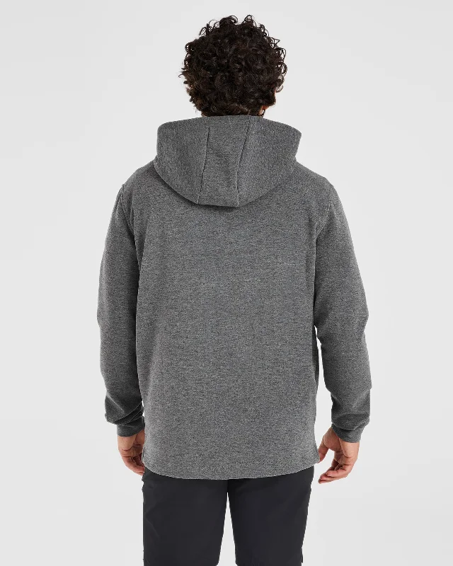 Performance Lightweight Hoodie - Charcoal Marl