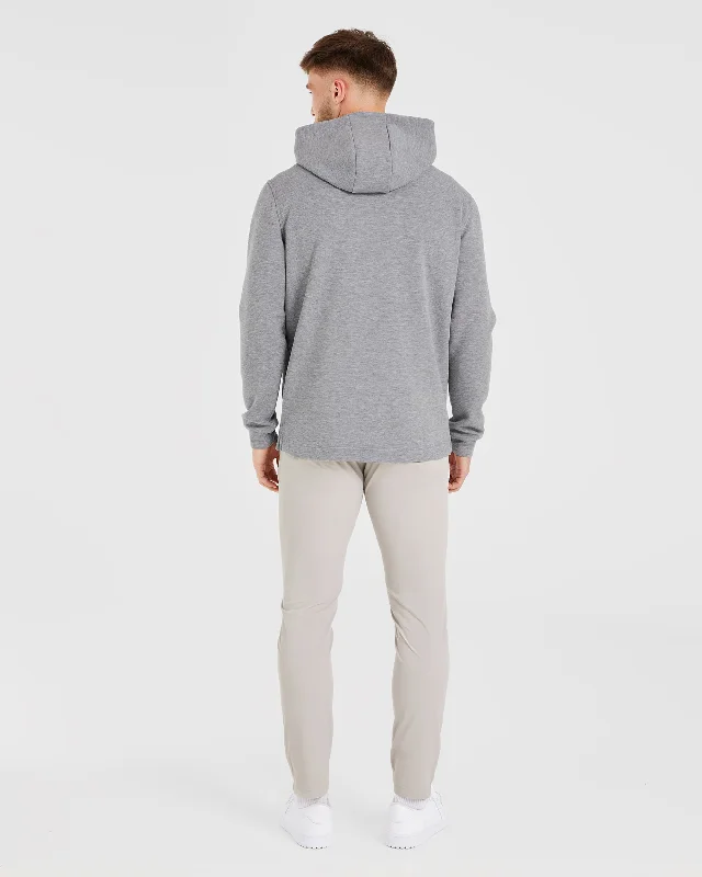 Performance Lightweight Hoodie - Grey Marl