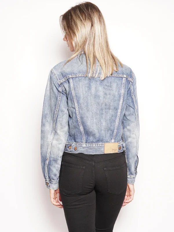 Giacca in Denim Blu