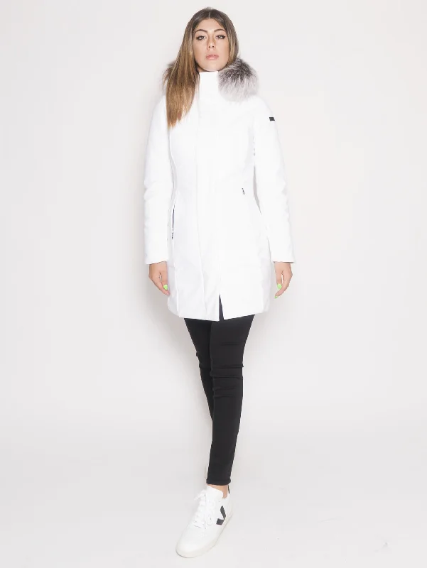 Parka Winter Long Lady F Bianco