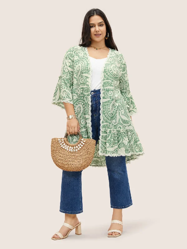 boho-print-lace-trim-frill-trim-kimono