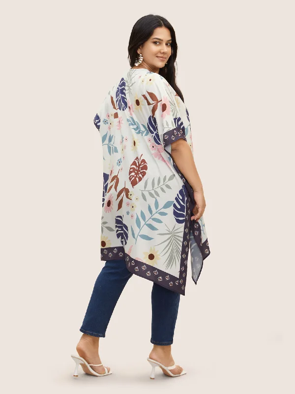 painted-flower-print-split-hem-kimono