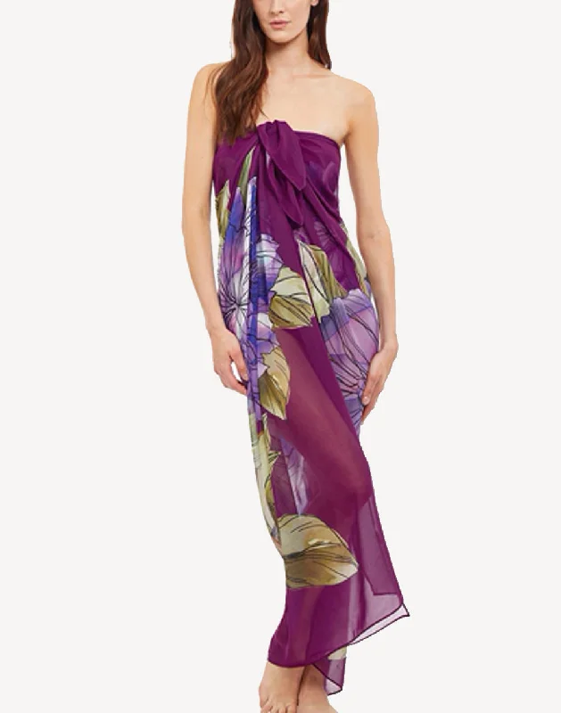 Wild Flower Pareo Sarong