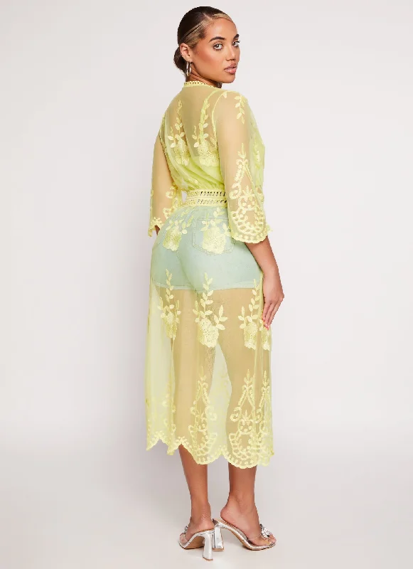 yellow-lace-mesh-three-button-kimono-1401069399947