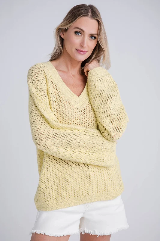 Z Supply Kiami Crochet Sweater