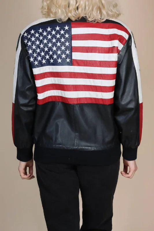 American Flag Bomber Jacket