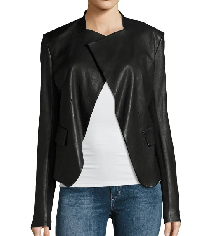 Arrow Dinah Drake Black Drape Jacket