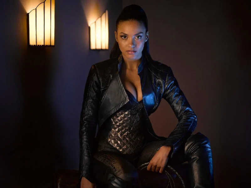 Jessica Lucas Stargirl Black Leather Jacket