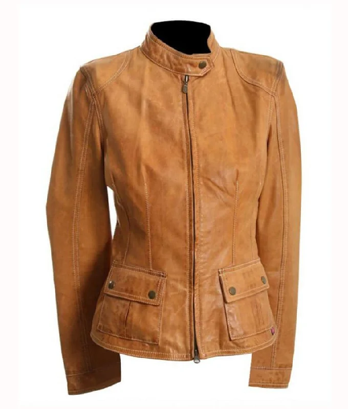 The Avengers Natasha Romanoff Brown Jacket