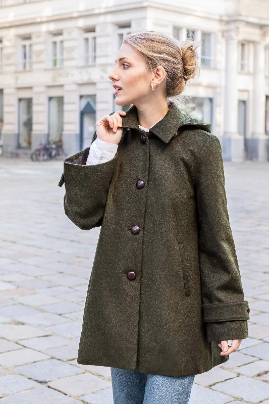 Nadya Loden Coat in Green