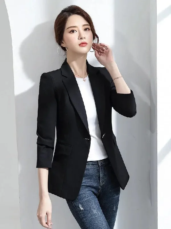 Fashion Temperament Lady Suit Jacket Top