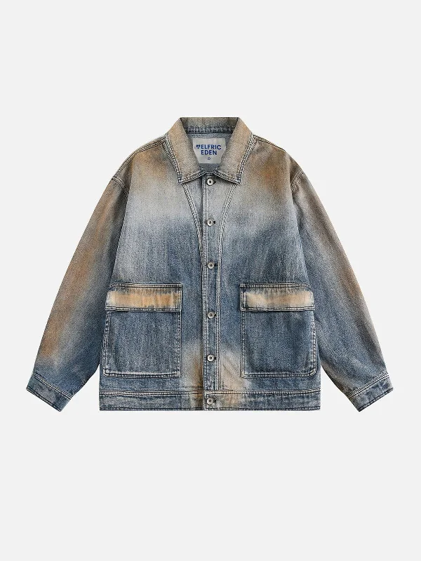 Aelfric Eden Vintage Washed Denim Jacket