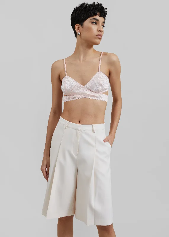 Anna October Lotus Crop Top - Light Pink