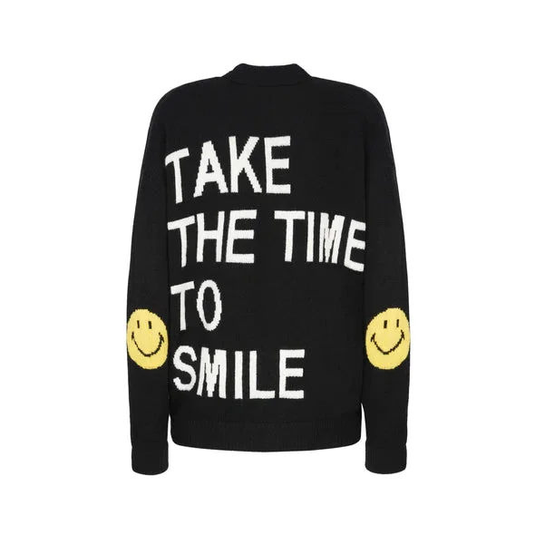 BLACK Smiley® CARDIGAN