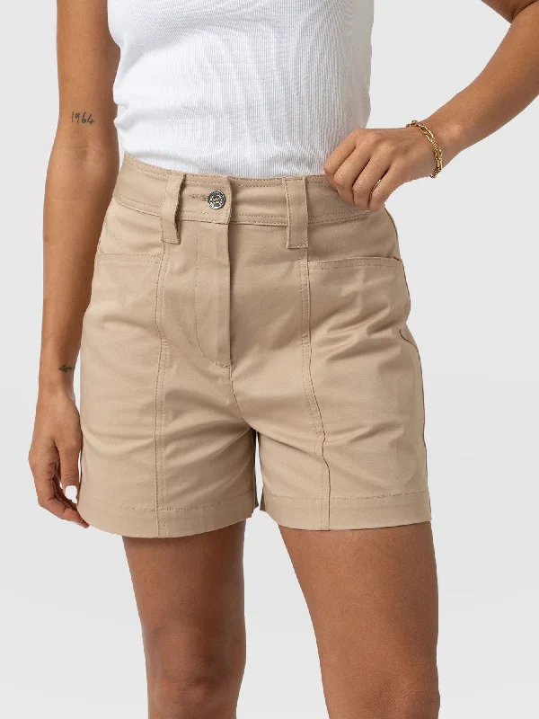 cargo-short-beige