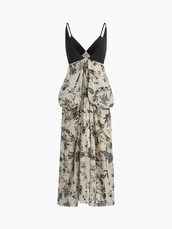 chiffon-plant-print-cami-long-dress