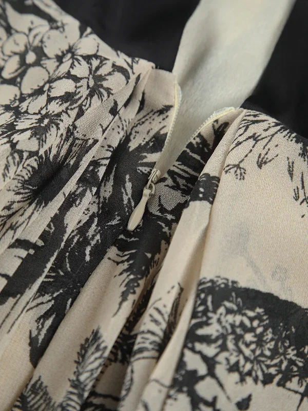 chiffon-plant-print-cami-long-dress