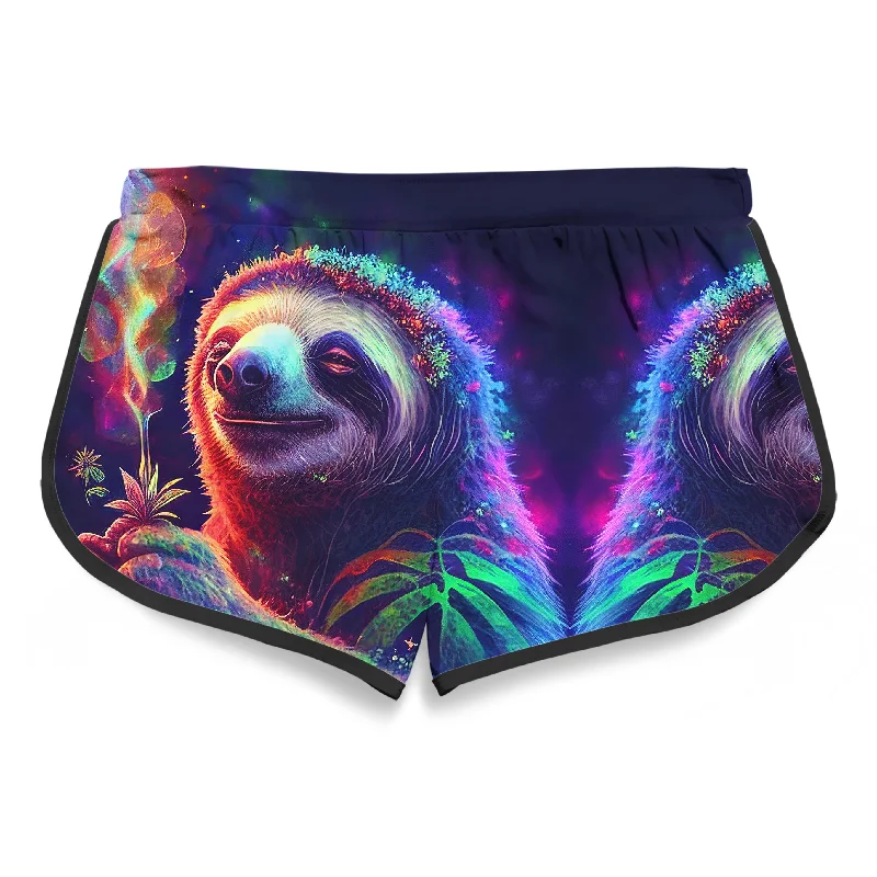 chill-sloth-womens-retro-shorts