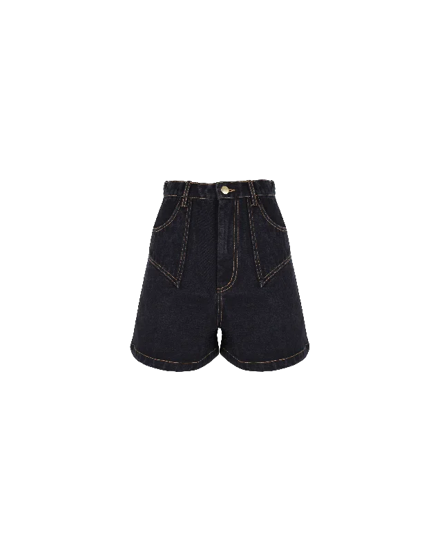 CLOVER DENIM SHORT BLACK