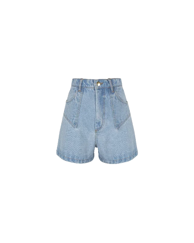 CLOVER DENIM SHORT BLUE