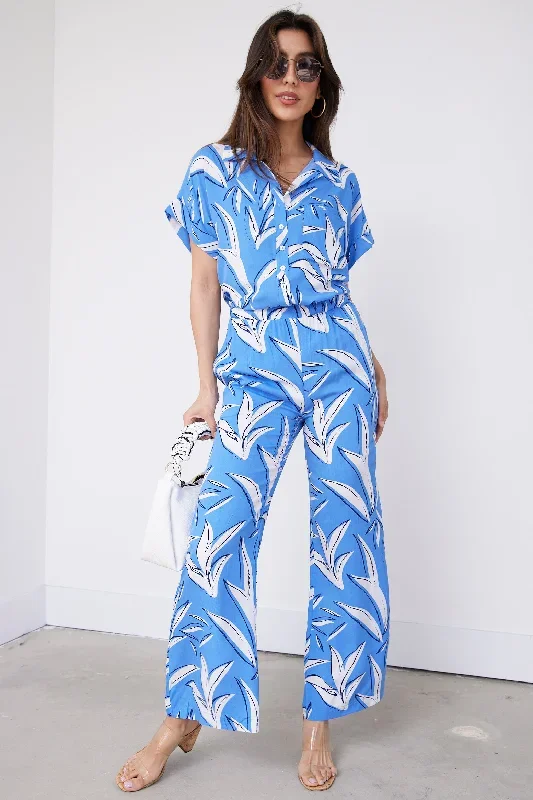 SALE - Collins Tropical Printed Pants