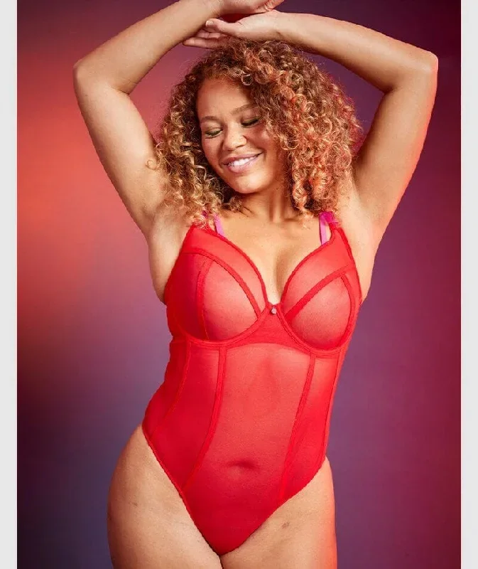 curvy-kate-elementary-plunge-bodysuit-red-pink