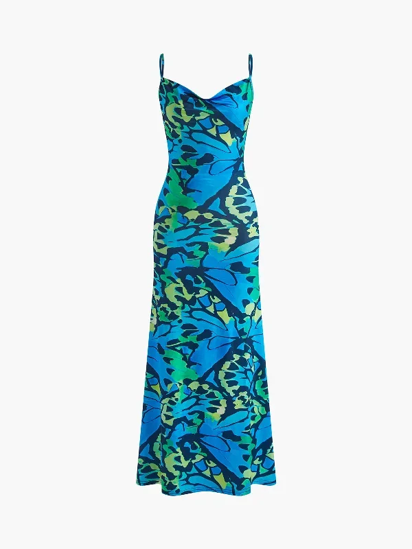 drawstring-skinny-print-backless-dress