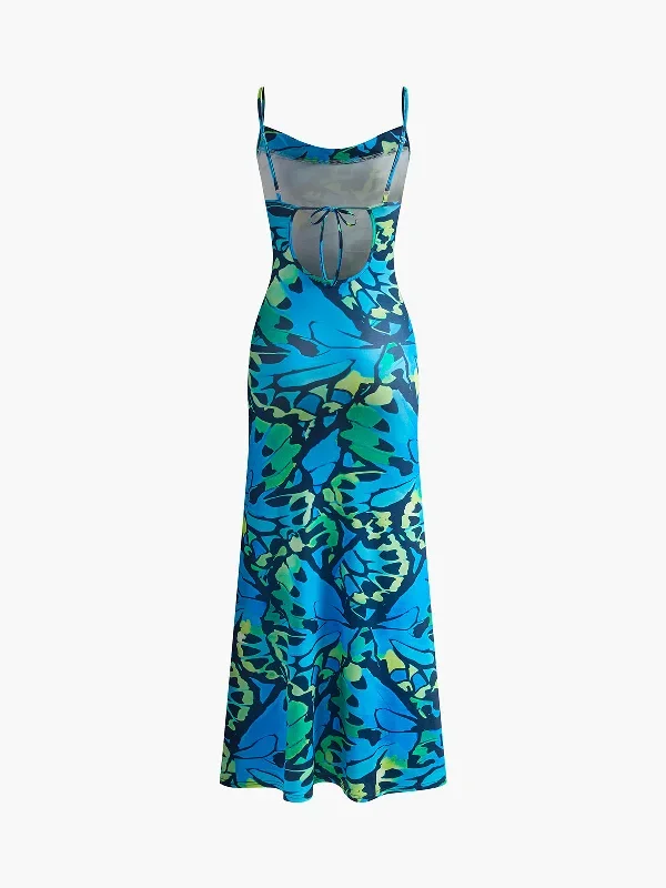 drawstring-skinny-print-backless-dress