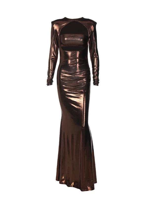 elmira-long-sleeve-cutout-metallic-dress