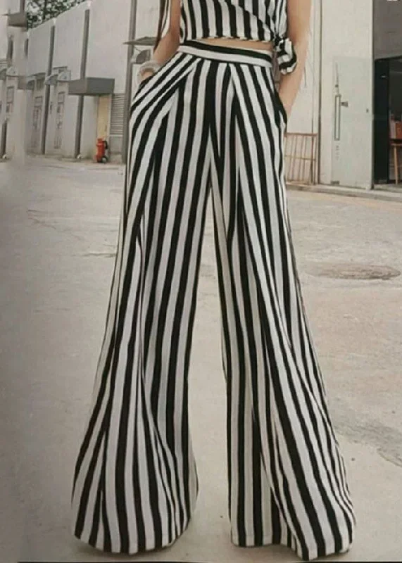 french-striped-pockets-high-waist-cotton-wide-leg-pants-summer