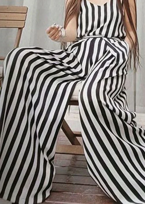 french-striped-pockets-high-waist-cotton-wide-leg-pants-summer