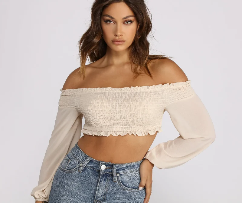 frilled-and-flirty-off-the-shoulder-smocked-crop-top-060030574100