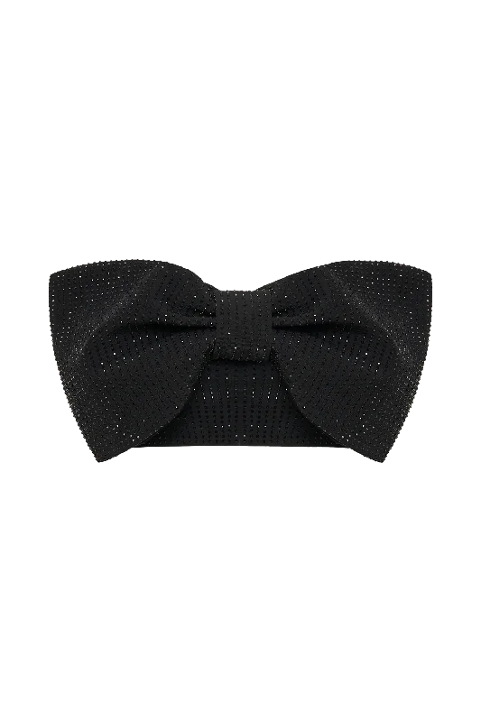 katie-diamante-bow-crop-top-black