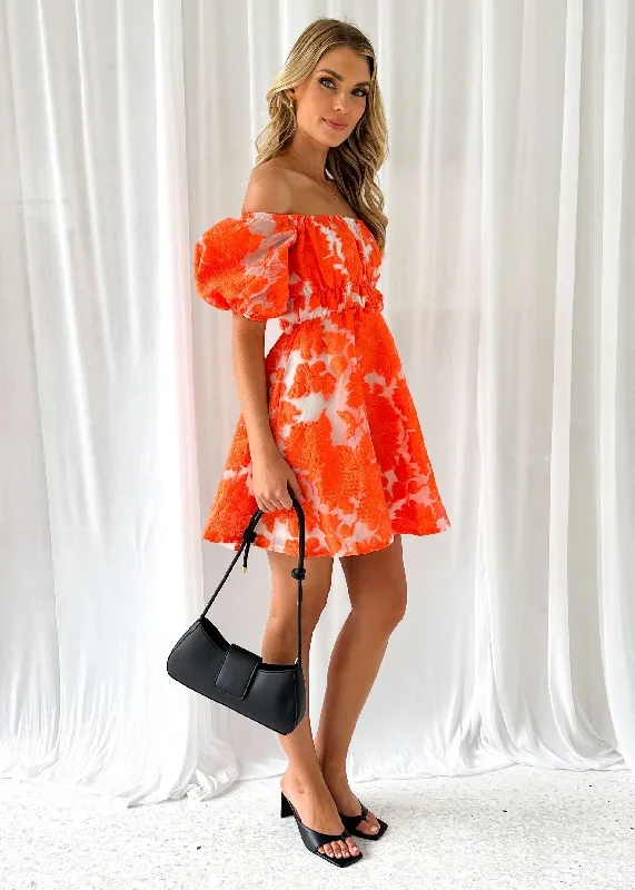 lania-dress-orange-jacquard