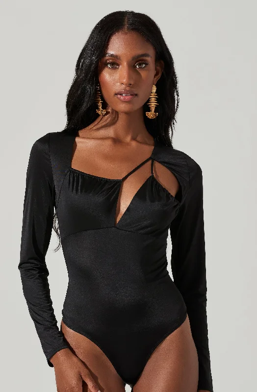 lauren-satin-cutout-long-sleeve-bodysuit