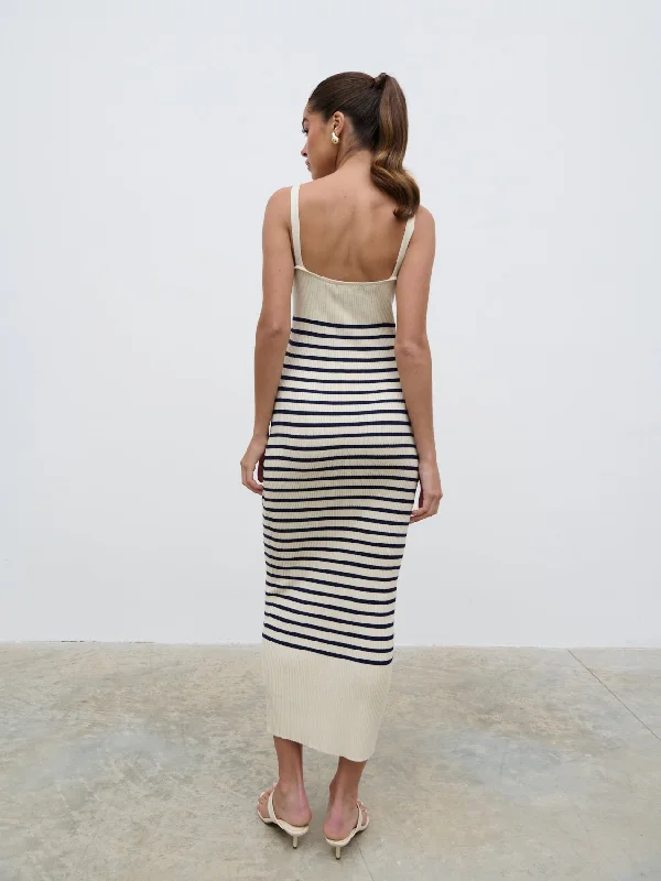 maria-stripe-knit-midaxi-dress-cream-and-navy