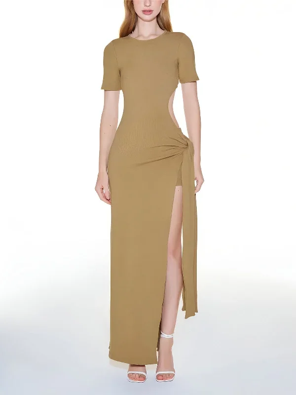 modal-cutout-split-long-dress