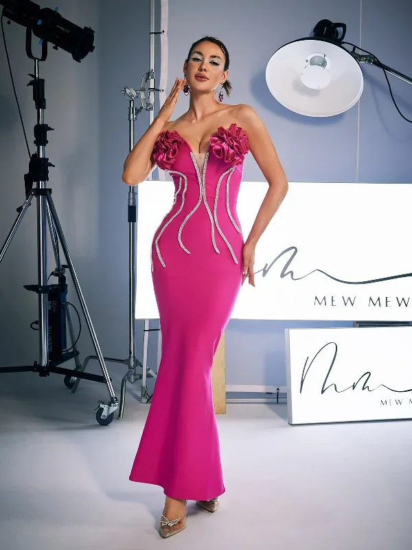 musa-strapless-crystal-flower-bandage-dress-in-hot-pink