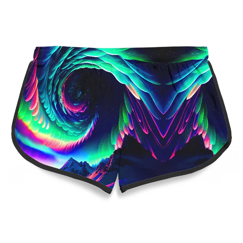 northern-lights-ii-womens-retro-shorts