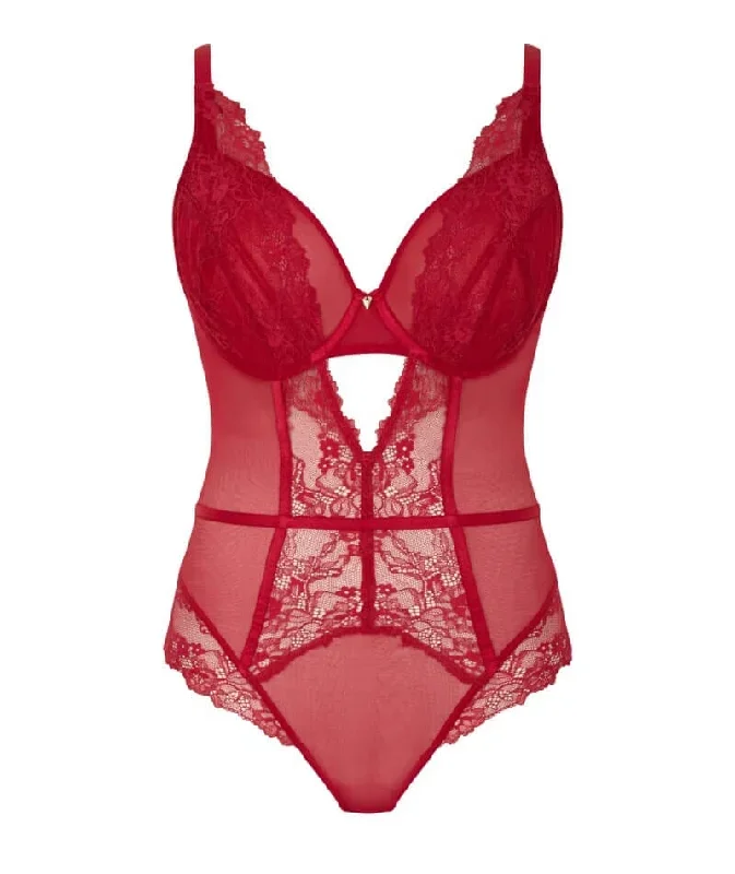 panache-selena-underwire-plunge-bodysuit-ruby-red